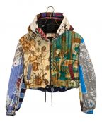 77circaナナナナサーカ）の古着「circa make antique scarf quilting zip up hood jacket」｜マルチカラー