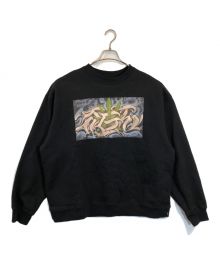 BUDS POOL×TAKUYA KAMIOKA（バッズプール）の古着「CREW NECK SWEAT SHIRT」｜ブラック