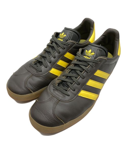 adidas（アディダス）adidas (アディダス) GAZELLE シャドーオリーブ/インパクトイエロー サイズ:SIZE US 11の古着・服飾アイテム