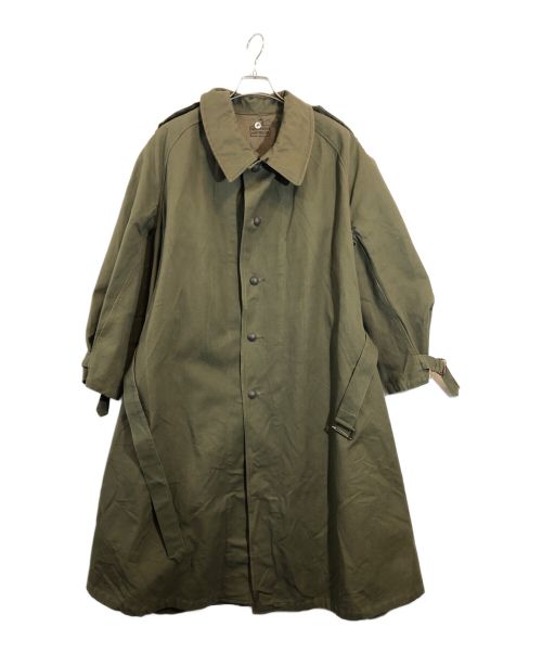 French Army（フランス軍）French Army (フランス軍) M-35 モーターサイクルコート カーキ サイズ:下記参照の古着・服飾アイテム