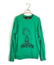 MARC JACOBS (マークジェイコブス) PEANUTS (ピーナッツ) ラグランスウェット グリーン サイズ:S