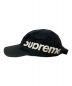 SUPREME (シュプリーム) side panel camp cap ブラック：7000円