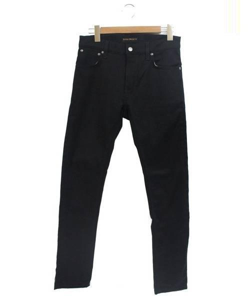 中古 古着通販 Nudie Jeans ヌーディージーンズ Thin Finn Dry Ever Black ブラック サイズ W30 ブランド 古着通販 トレファク公式 Trefac Fashion