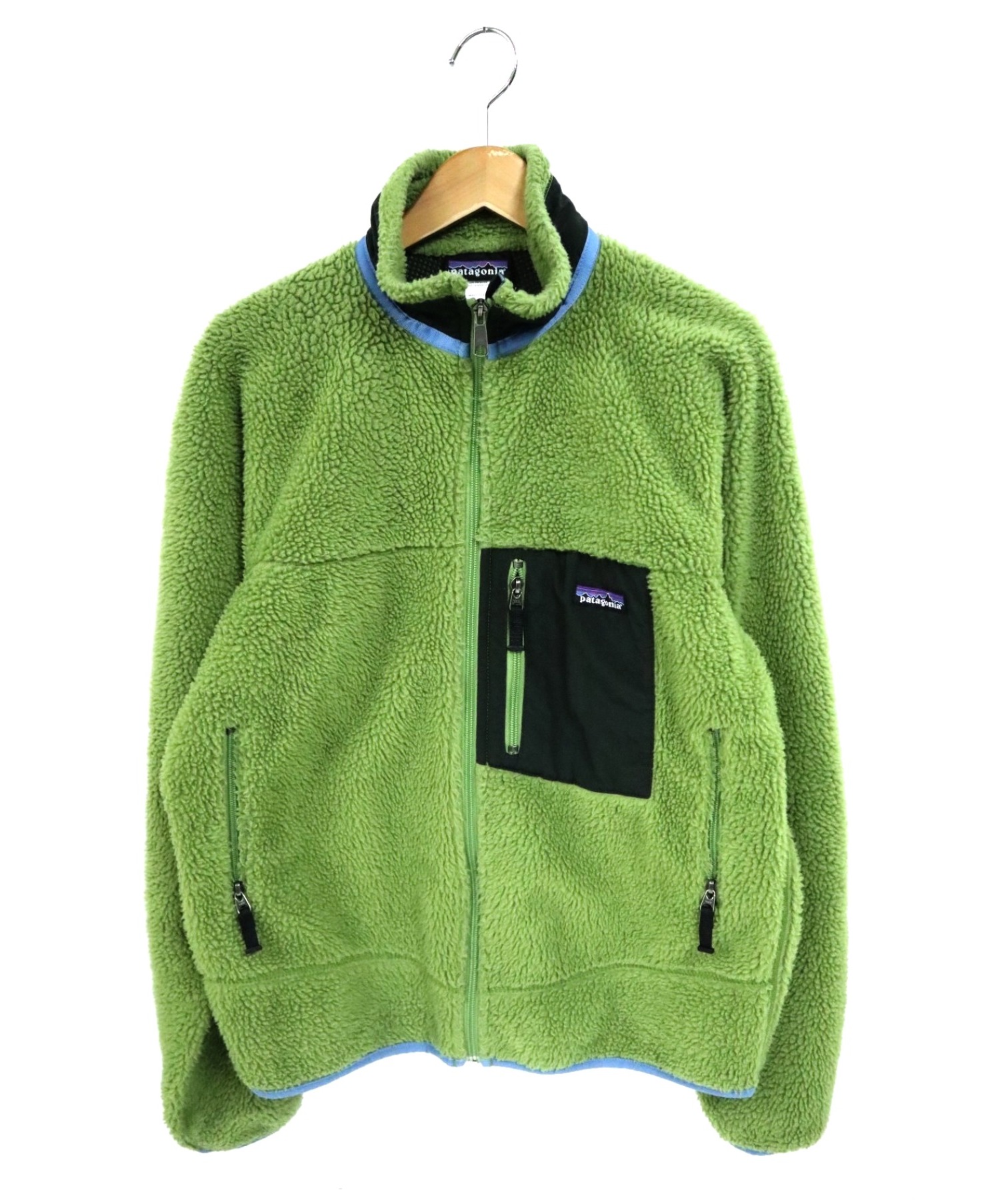 ございます patagonia グリーン緑 ボアパーカーの通販 by RK' shop