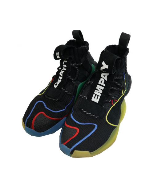 中古 古着通販 Adidas Originals Pharrell Williams アディダスオリジナル ファレル ウィリアムス コラボ スニーカー ブラック サイズ 27 Crazy Byw Lvl X Pw G ブランド 古着通販 トレファク公式 Trefac Fashion