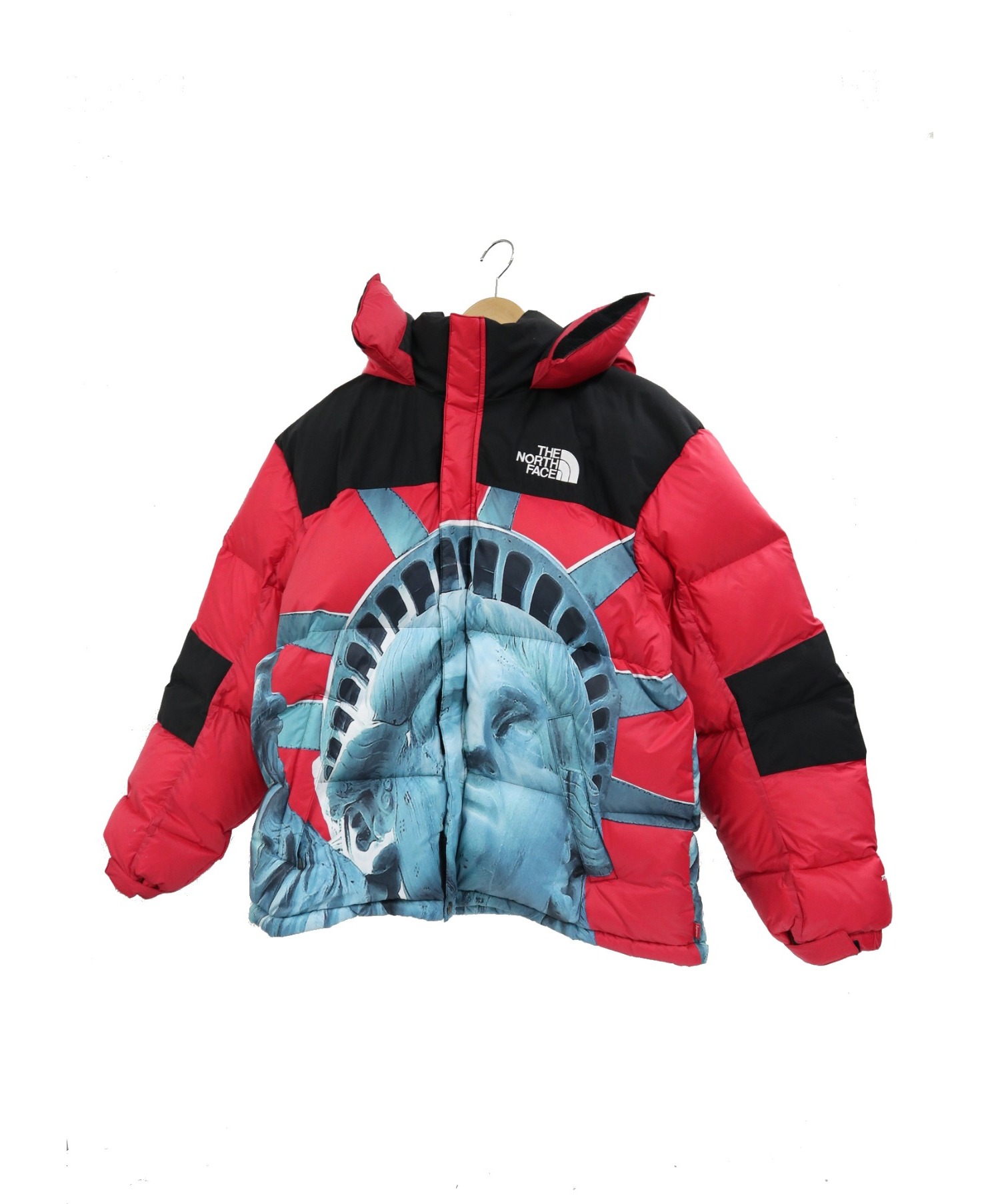 中古 古着通販 Supreme The North Face シュプリーム ザノースフェイス コラボダウンバルトロダウンジャケット レッド サイズ L 19aw ブランド 古着通販 トレファク公式 Trefac Fashion