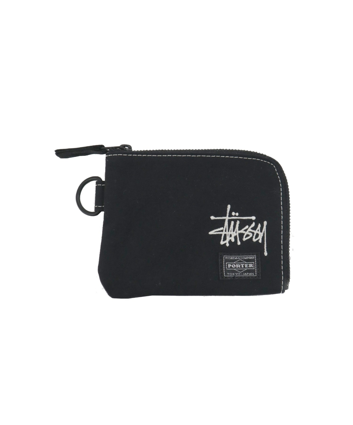 stussy × porter wallet 財布 Black - コインケース