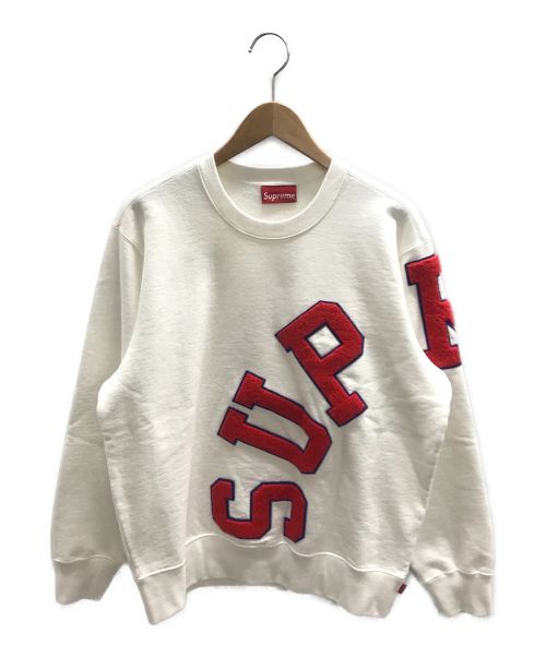 となります Supreme - 新品M Supreme Big Arc Crewneck レッド 赤の