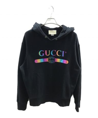 【中古・古着通販】GUCCI (グッチ) レインボーロゴスウェット