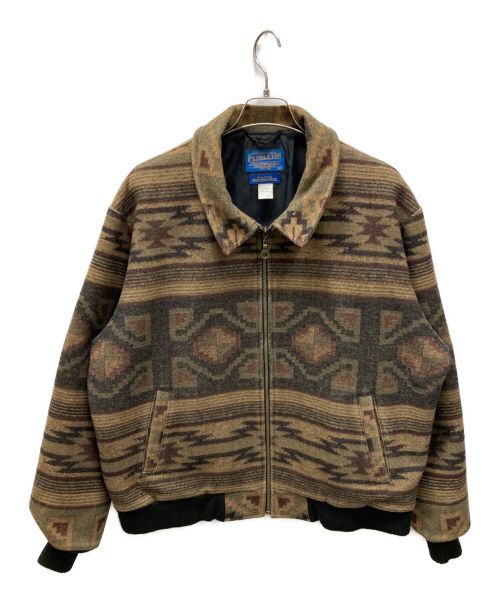 PENDLETON（ペンドルトン）PENDLETON (ペンドルトン) [古着]ネイティブ柄ウールジャケット ブラウン サイズ:XLの古着・服飾アイテム