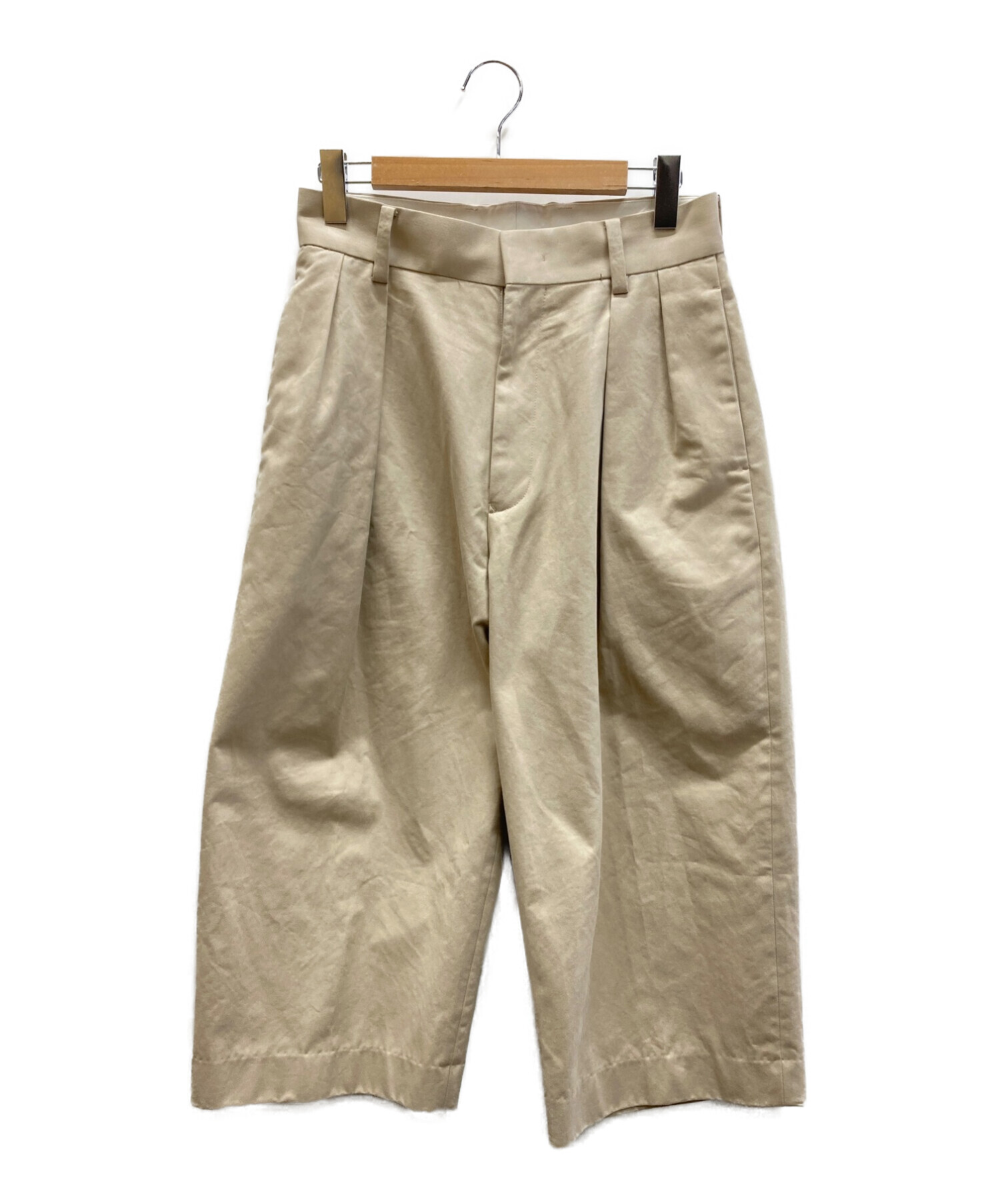 URU TOKYO cotton 2 tuck pants サイズ1 最先端 nods.gov.ag