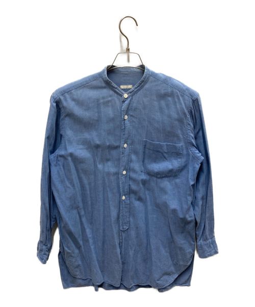 COMOLI（コモリ）COMOLI (コモリ) ベタシャンバンドカラーシャツ インディゴ サイズ:１の古着・服飾アイテム
