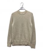 AURALEEオーラリー）の古着「WOOL CASHMERE RIB KNIT」｜アイボリー