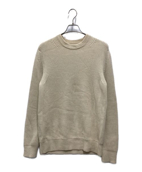 AURALEE（オーラリー）AURALEE (オーラリー) WOOL CASHMERE RIB KNIT アイボリー サイズ:4の古着・服飾アイテム