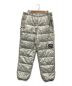 THE NORTH FACE（ザ ノース フェイス）の古着「Paper Print Nuptse Pant」｜グレー