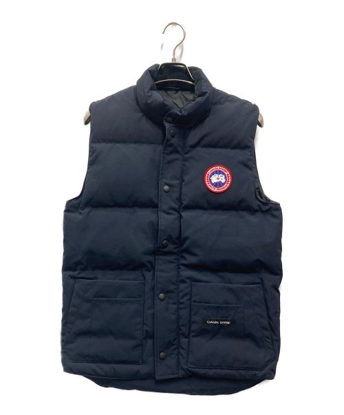 CANADA GOOSE（カナダグース）CANADA GOOSE (カナダグース) Freestyle Crew Vest ネイビー サイズ:Sの古着・服飾アイテム