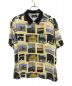 X-LARGE（エクストララージ）の古着「ALLOVER PHOTO PRINT SHIRT」｜イエロー