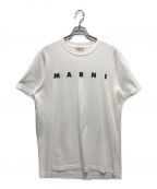 MARNIマルニ）の古着「ロゴTシャツ」｜ホワイト