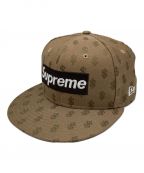 SUPREME×New Eraシュプリーム×ニューエラ）の古着「Monogram Box Logo Cap」｜ベージュ