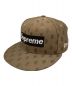 SUPREME（シュプリーム）の古着「Monogram Box Logo Cap」｜ベージュ