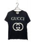 GUCCI（グッチ）の古着「インターロッキングG コットン オーバーサイズ Tシャツ」｜ブラック