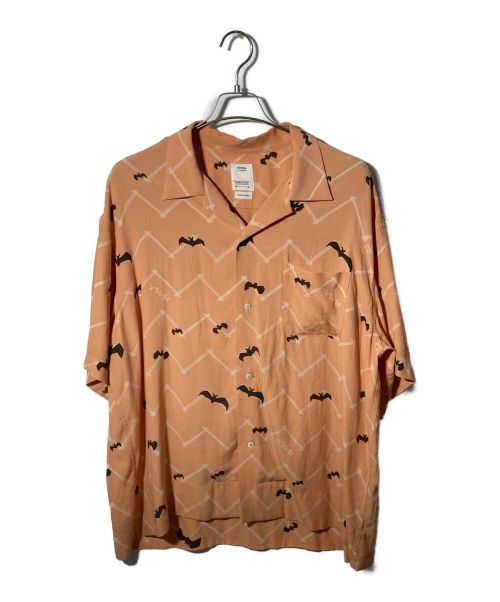 VISVIM（ビズビム）VISVIM (ビズビム) COPA SHIRT S/S BATS オレンジ サイズ:4の古着・服飾アイテム