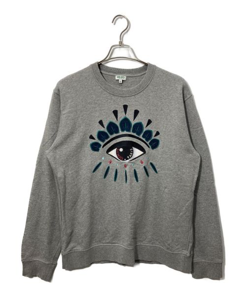 KENZO（ケンゾー）KENZO (ケンゾー) Eye sweatshirt グレー サイズ:XLの古着・服飾アイテム