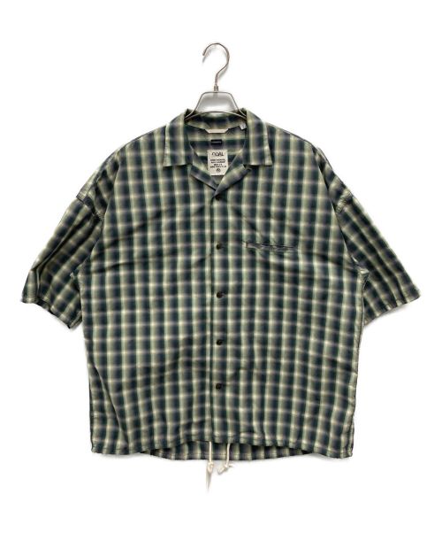 nanamica（ナナミカ）nanamica (ナナミカ) Open Collar Wind H/S Shirt グリーン サイズ:Sの古着・服飾アイテム