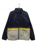 stussyステューシー）の古着「NYLON WARM UP JACKET」｜ネイビー