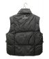 shott (ショット) LAMB LEATHER COMBI DOWN VEST ブラック サイズ:XL：15800円