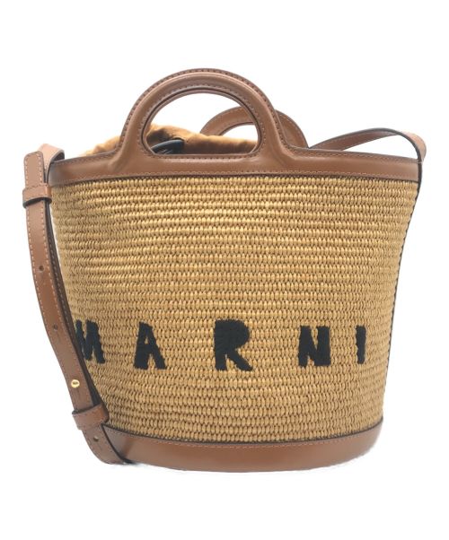 MARNI（マルニ）MARNI (マルニ) TROPICALIA BUCKET BAG ブラウンの古着・服飾アイテム