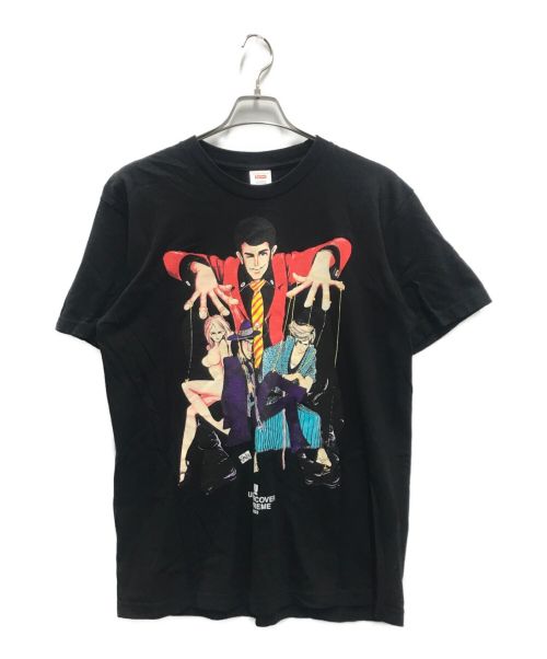 UNDERCOVER（アンダーカバー）UNDERCOVER (アンダーカバー) Supreme (シュプリーム) ルパンTEE ブラック サイズ:Mの古着・服飾アイテム