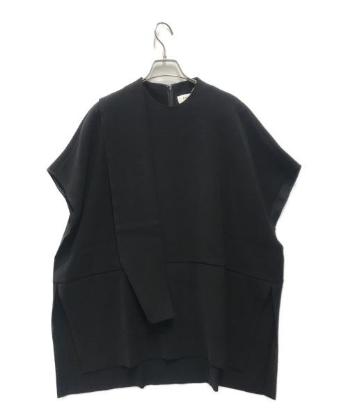 ENFOLD（エンフォルド）ENFOLD (エンフォルド) Square Tie PULLOVER ブラック サイズ:38の古着・服飾アイテム