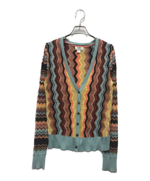 missoni（ミッソーニ）MISSONI (ミッソーニ) ニットカーディガン マルチカラー サイズ:Sの古着・服飾アイテム