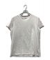 MONCLER（モンクレール）の古着「MAGLIA SCOLLO A V Slim Fit ロゴTシャツ」｜ホワイト