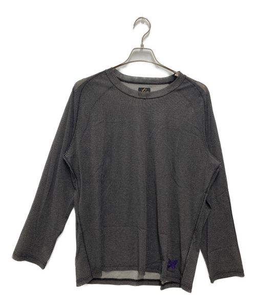 Needles（ニードルズ）Needles (ニードルズ) L/S U NECK TEE-Poly Mesh ブラック サイズ:Mの古着・服飾アイテム