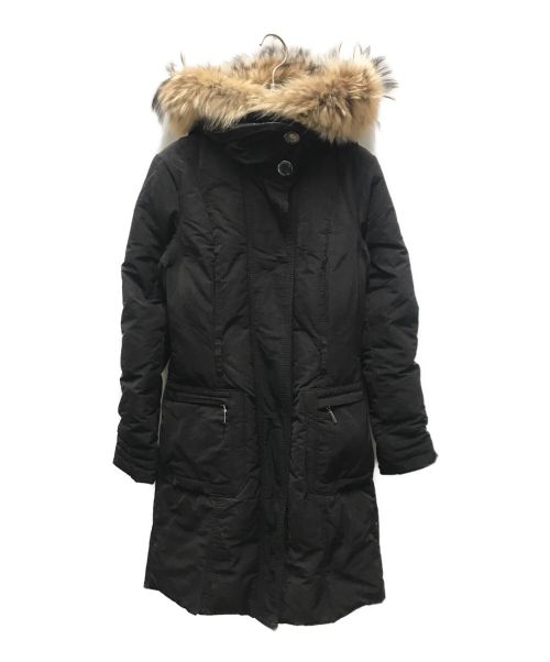 MONCLER（モンクレール）MONCLER (モンクレール) ロムニーダウンコート ブラック サイズ:記載無しの古着・服飾アイテム