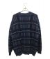 SON OF THE CHEESE (（サノバチーズ）) Bulky Check Cardigan ネイビー サイズ:XL：7000円