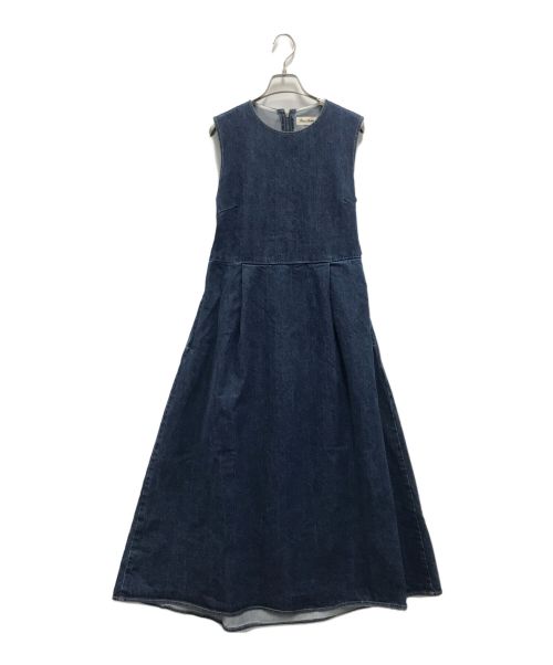 marie miller（マリーミラー）MARIE MILLER (マリーミラー) BACK SLIT DENIM DRESS インディゴ サイズ:FREEの古着・服飾アイテム