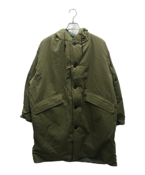 ARMY TWILL（アーミーツイル）ARMY TWILL (アーミーツイル) JOURNAL STANDARD (ジャーナルスタンダード) 別注リバーシブルフーディコート カーキ サイズ:FREEの古着・服飾アイテム