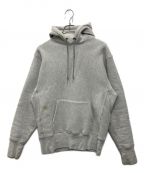 CAMBERキャンバー）の古着「CROSS KNIT PULLOVER HOODED PARKA」｜グレー