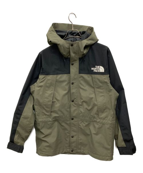 THE NORTH FACE（ザ ノース フェイス）THE NORTH FACE (ザ ノース フェイス) Mountain Light Jacket カーキ×ブラック サイズ:Lの古着・服飾アイテム