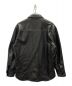 AVIREX (アヴィレックス) LEATHER CPO SHIRT ブラック サイズ:L：14800円