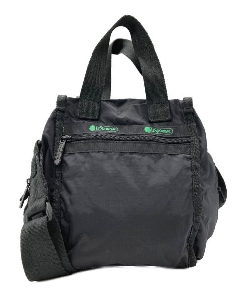 LeSportsac（レスポートサック）LeSportsac (レスポートサック) Franklin Climbing (フランクリンクライミング) 別注SMコンバーチブルバッグ ブラックの古着・服飾アイテム