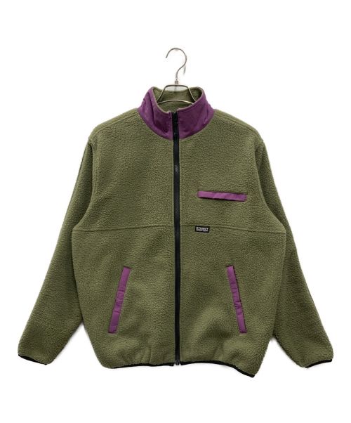 stussy（ステューシー）stussy (ステューシー) Nylon Mock Neck JKT カーキ サイズ:Sの古着・服飾アイテム