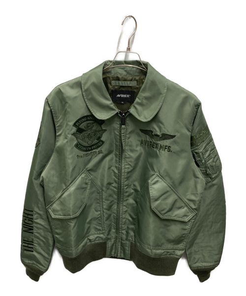 AVIREX（アヴィレックス）AVIREX (アヴィレックス) CWU-36P F-117A フライトジャケット オリーブ サイズ:XLの古着・服飾アイテム