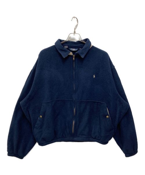 POLO RALPH LAUREN（ポロ・ラルフローレン）POLO RALPH LAUREN (ポロ・ラルフローレン) フリースジャケット ネイビー サイズ:XXLの古着・服飾アイテム