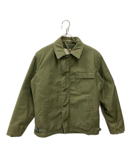 U'S NAVY（ユーエスネイビー）U'S NAVY (ユーエスネイビー) A-2ジャケット オリーブ サイズ:Mの古着・服飾アイテム