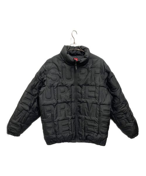 SUPREME（シュプリーム）Supreme (シュプリーム) Bonded Logo Puffy Jacket ブラック サイズ:Lの古着・服飾アイテム