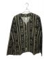 Liberaiders（リベレイダーズ）の古着「NATIVE PATTERN FLANNEL CARDIGAN」｜ブラック×ベージュ